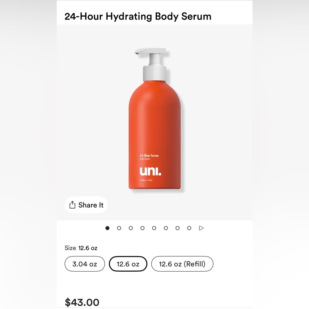 Uni 24-Hour Serum - new! Never opened